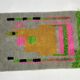 Traditional Berber rug in natural wool 3x2 m