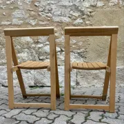Vintage folding chairs Trieste – Aldo Jacober 1960