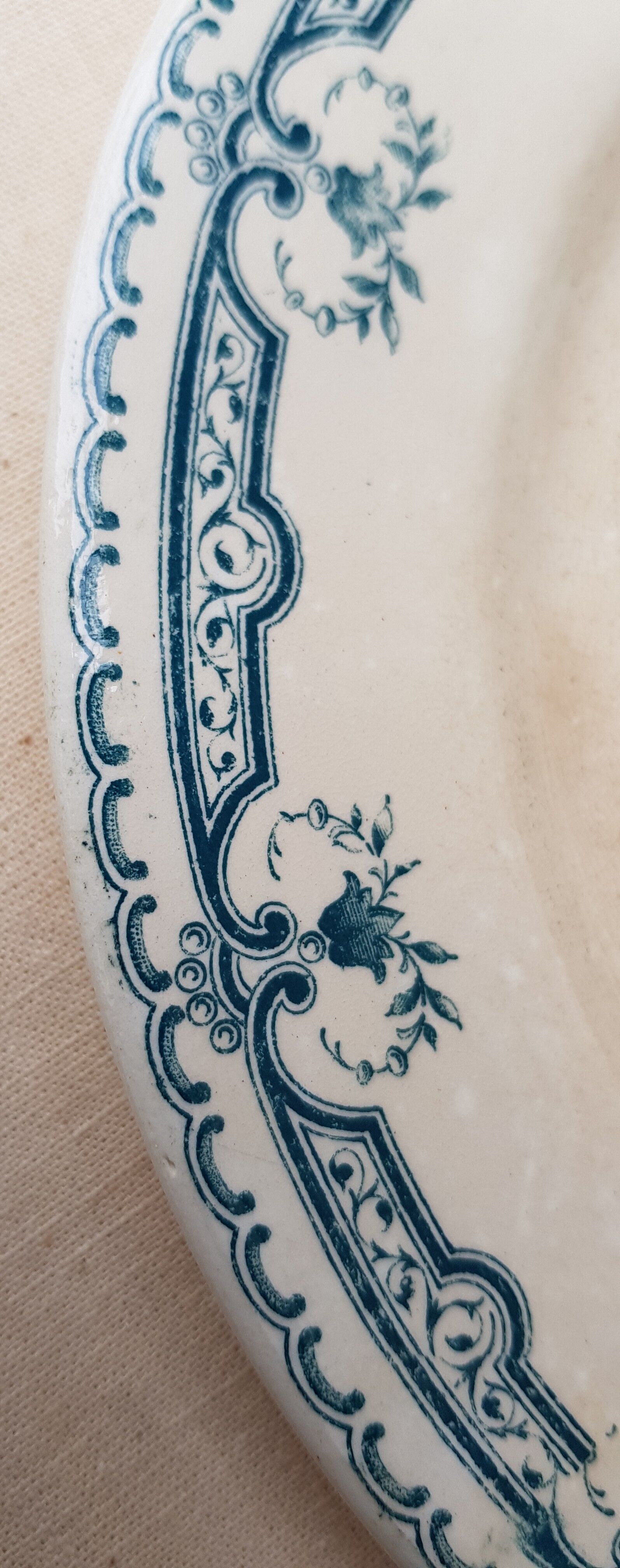 4 plates dessert Terre de Iron