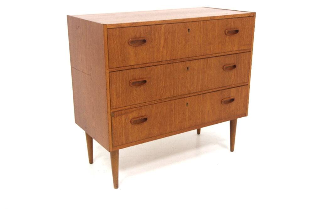 Scandinavian teak chest of drawers, Sweden, 1960