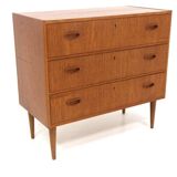 Scandinavian teak chest of drawers, Sweden, 1960