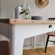 Rectangular wooden dining table - 4/6 people