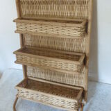Shelf wall wicker and rattan 60