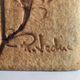 Stoneware vase signed Raymonde Leduc – Vallauris – herbarium decoration – years