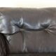 Coronado Brown Leather Sofa, Afra & Tobia Scarpa for B&B Italia