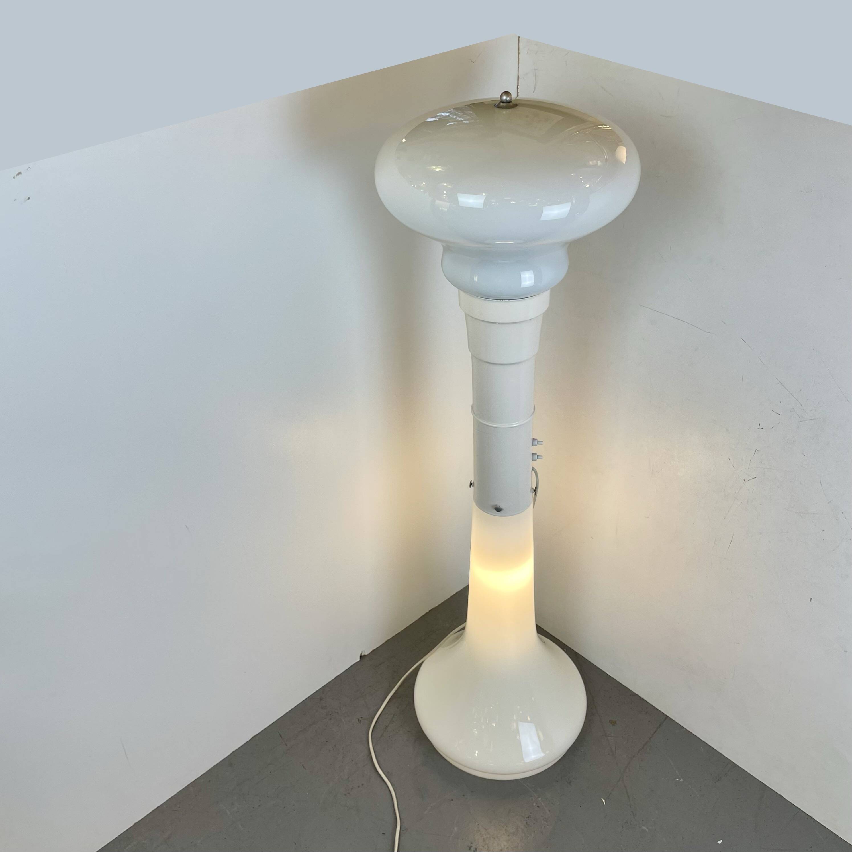 Birillo Murano Floor Lamp in the style of Calo Nason for Mazzega, 1970s