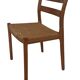 Mid Century Niels O Moller Chair model 84 Danish Design