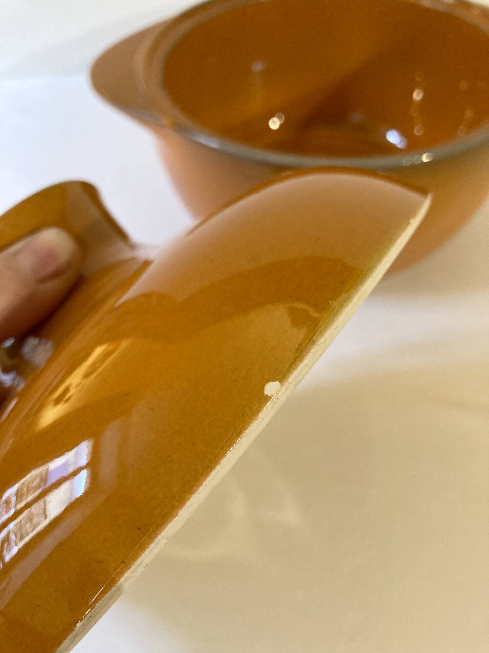 Niderviller earthenware tureen, Calut pattern