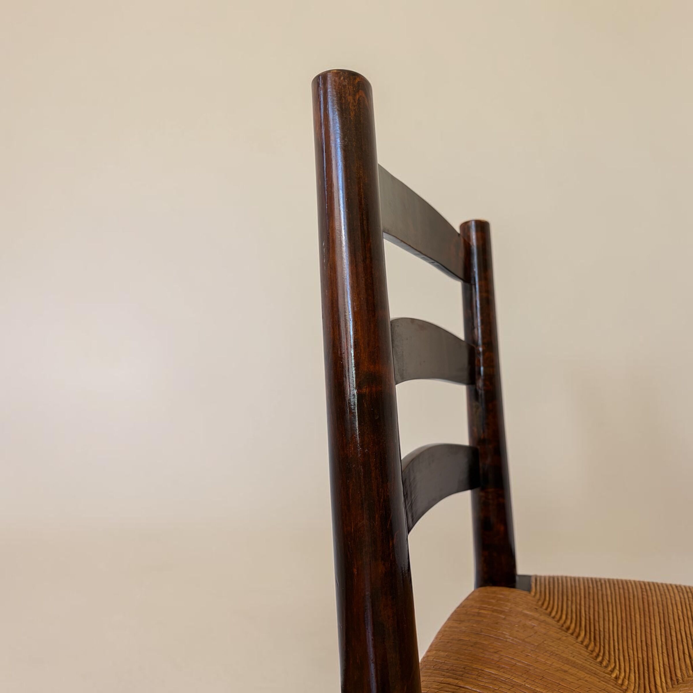Rustic chairs attributed to Georges Robert.