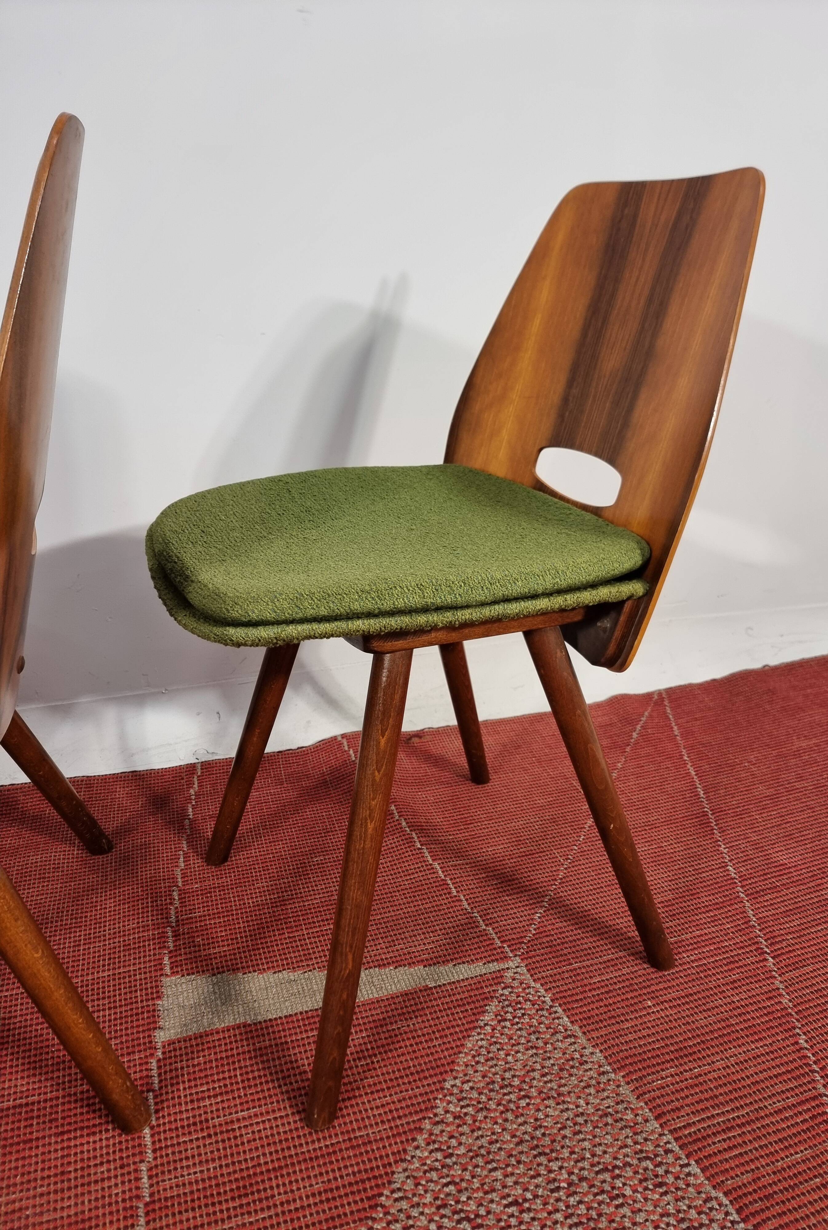 Vintage Dining Chairs 1970s, Set of 4
