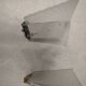 Pair of Art Deco wall sconces in frosted glass & brass
