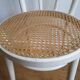 Chaise en bois et cannage