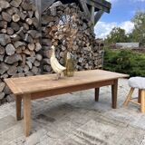 Renovated solid wood coffee table