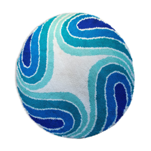 tapis vintage rond années