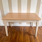 Solid wood dining table