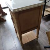 Solid wood bedside table