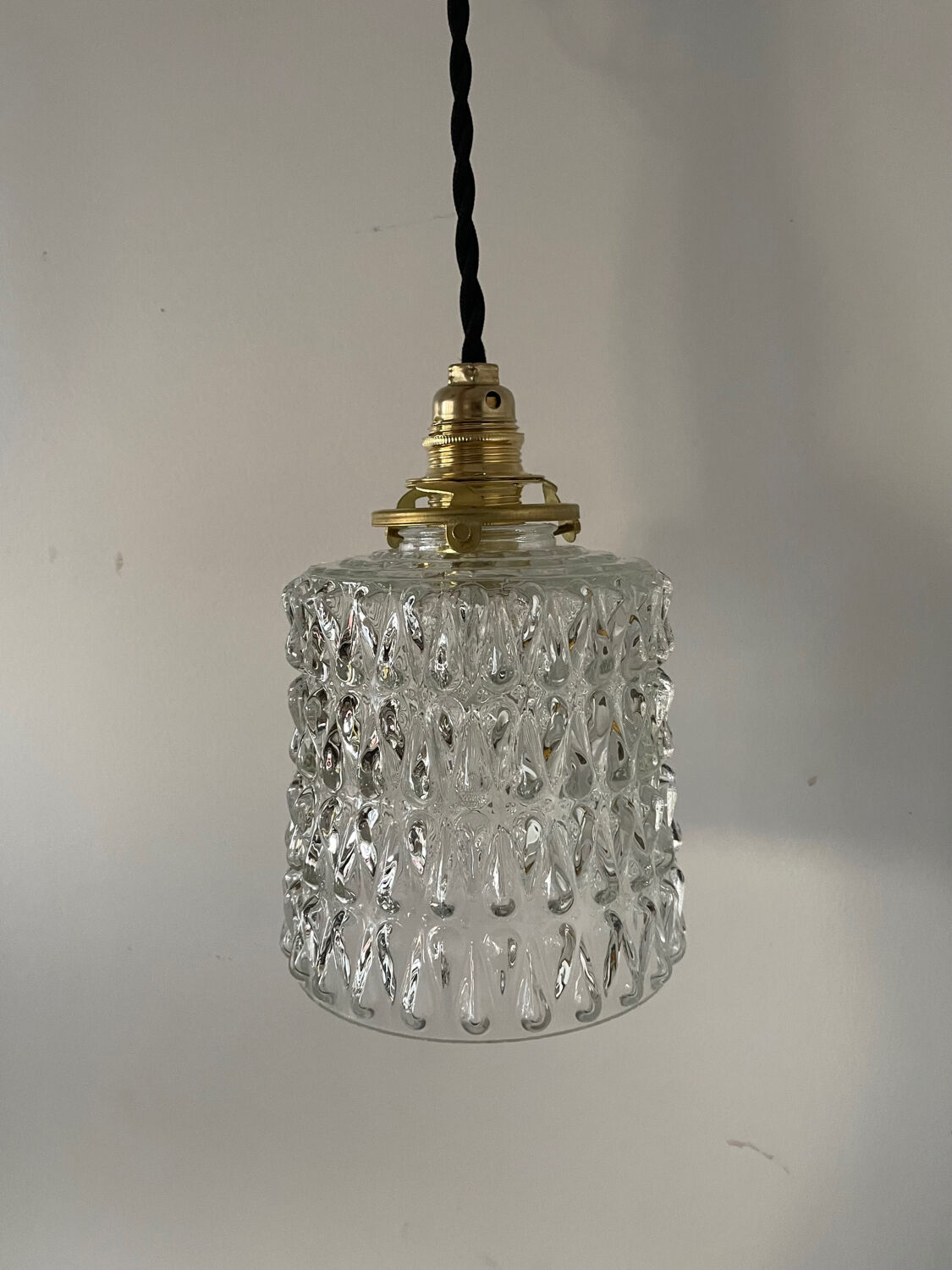 Vintage pendant light or portable lamp