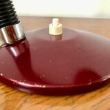 Burgundy red articulated desk lamp