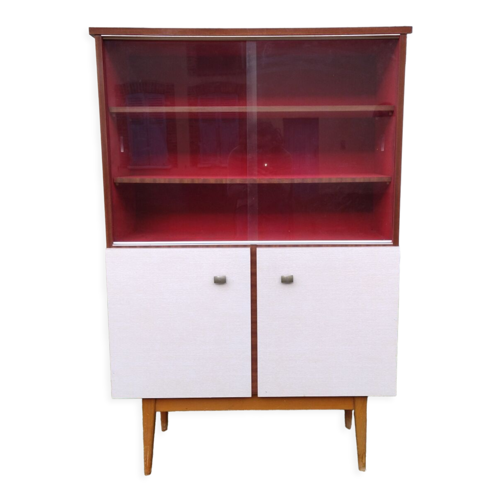Vitrine bar années 50 formica