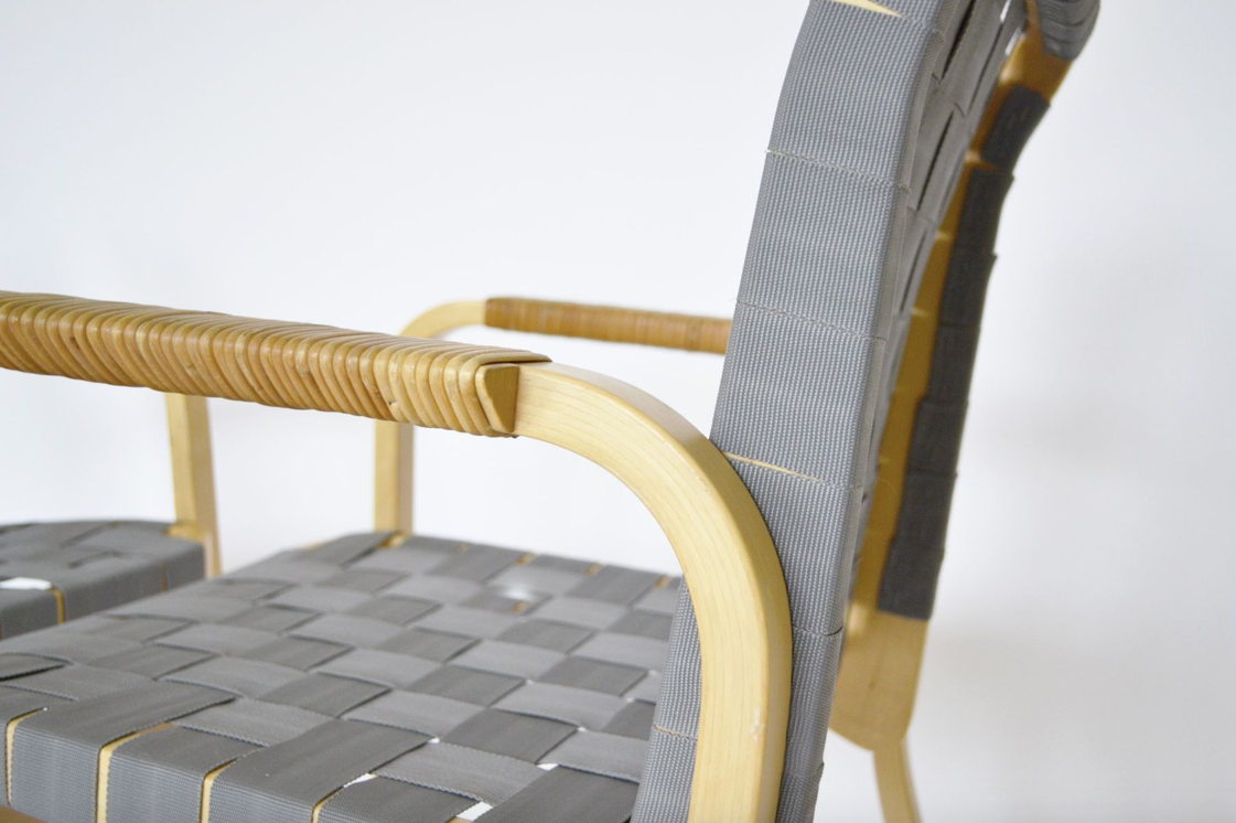 Pair of armchairs modèle "E45" by Alvar Aalto for Artek