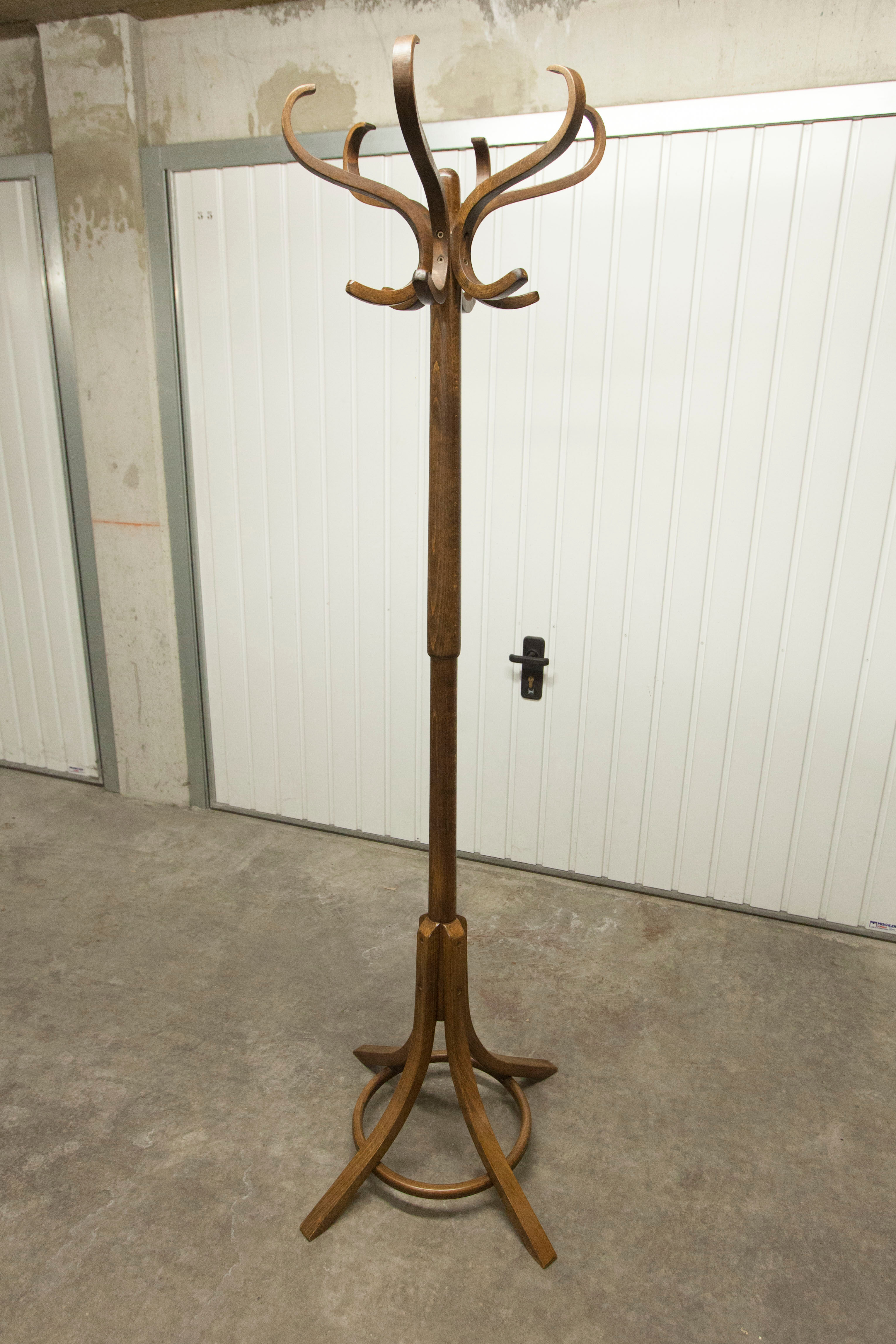 Baumann Parrot coat rack not stamped but belonging to a former factory worker