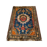 Small handwoven oriental persian hamadan rug- 46x80cm