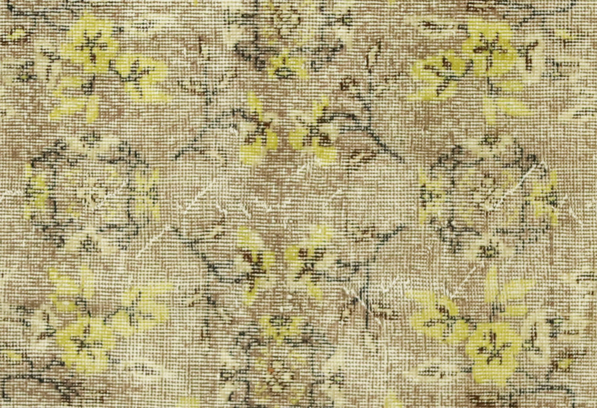 Anatolian handmade vintage rug 213 cm x 107 cm