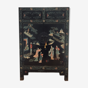 Cabinet en laque de Coromandel, Chine 1900