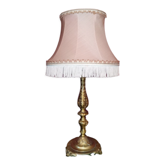 Golden fringe lamp