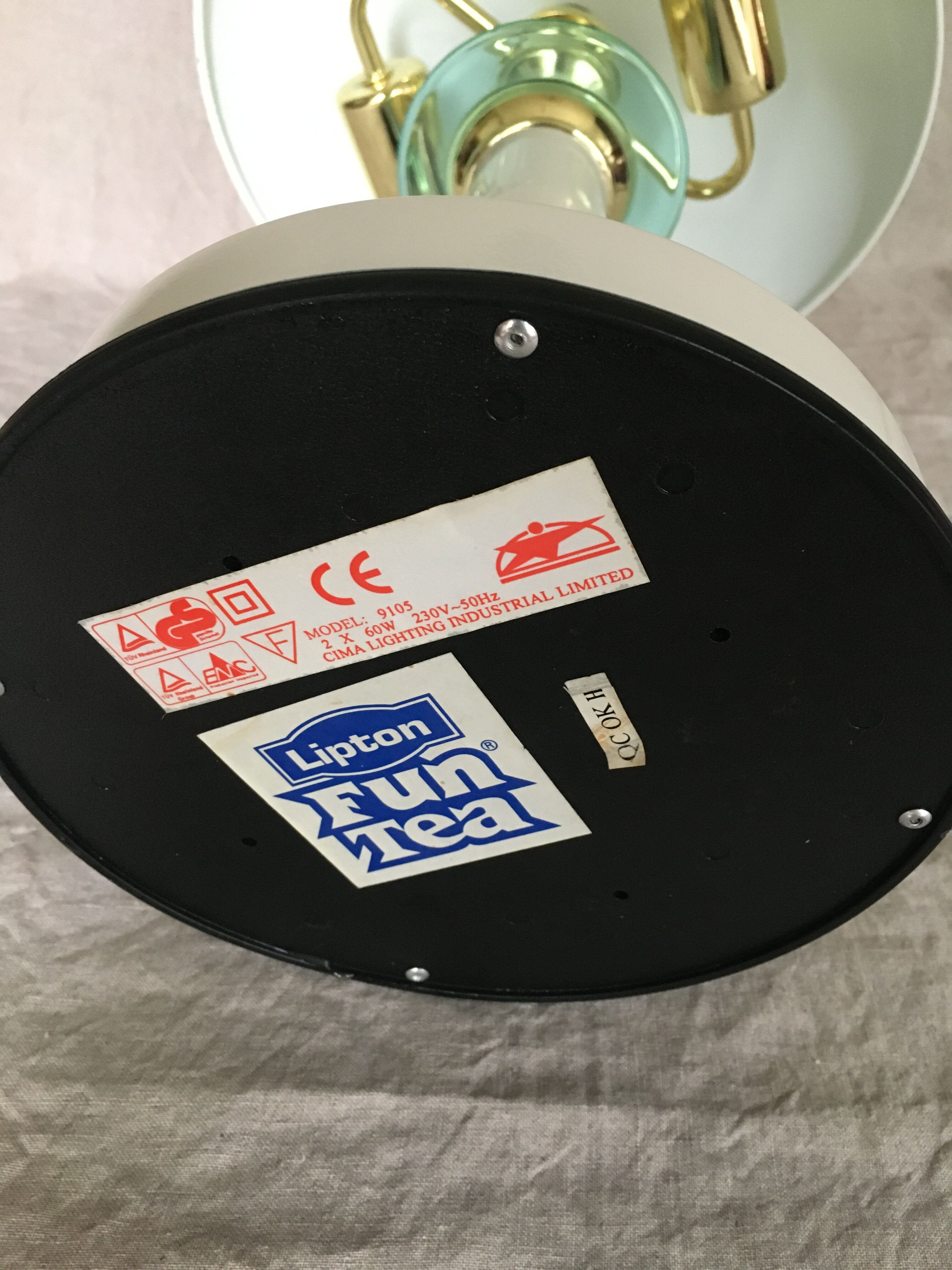 70's touch mushroom lamp