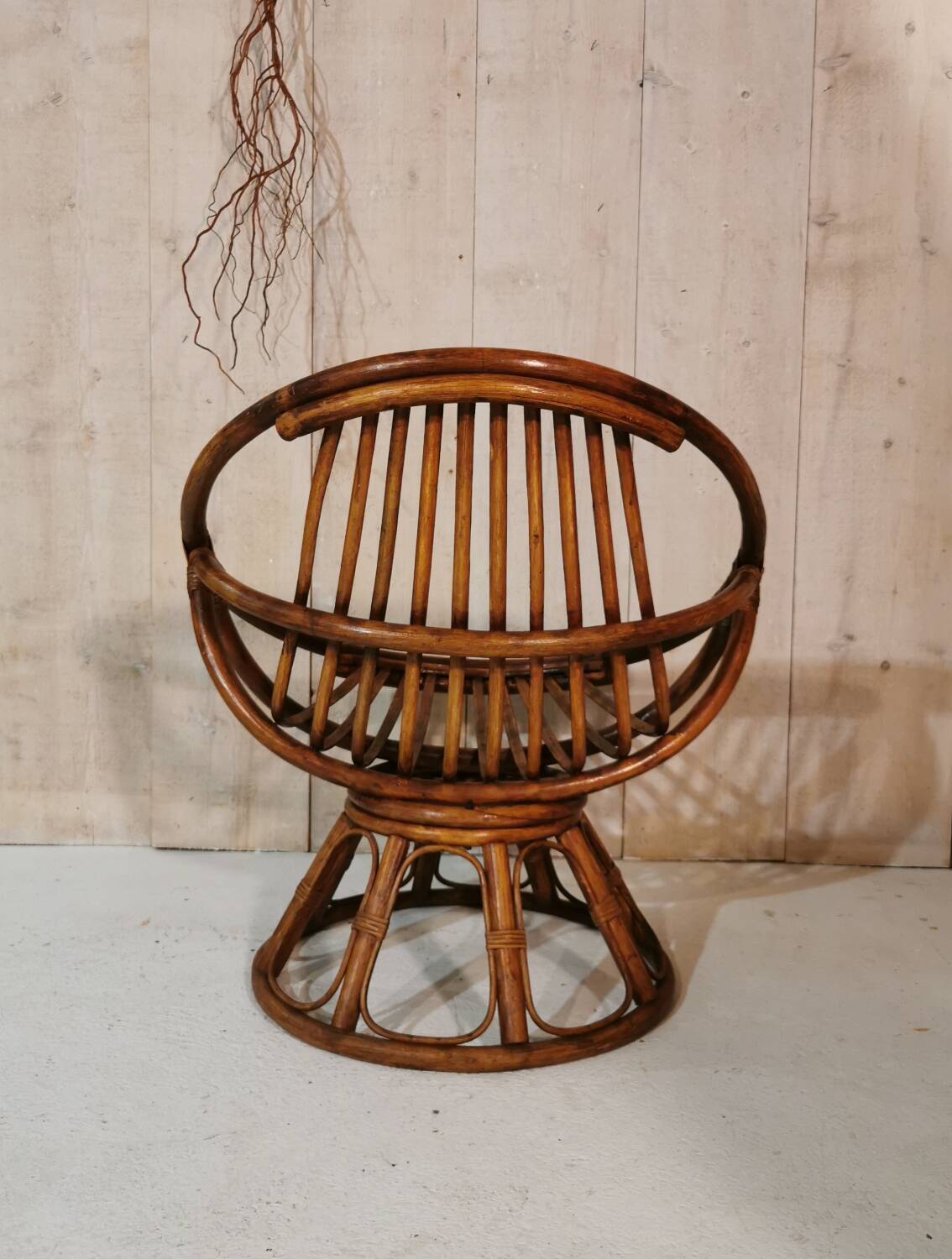 Rattan armchair