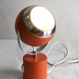 Lamp ball 70 orange metal