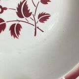 Plat creux à fleurs ancien