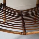 Rattan coffee table called lemon, vintage 1950