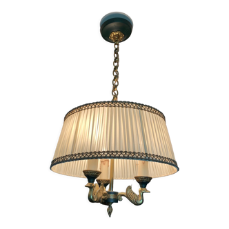 Vintage 3-pointed brass chandelier