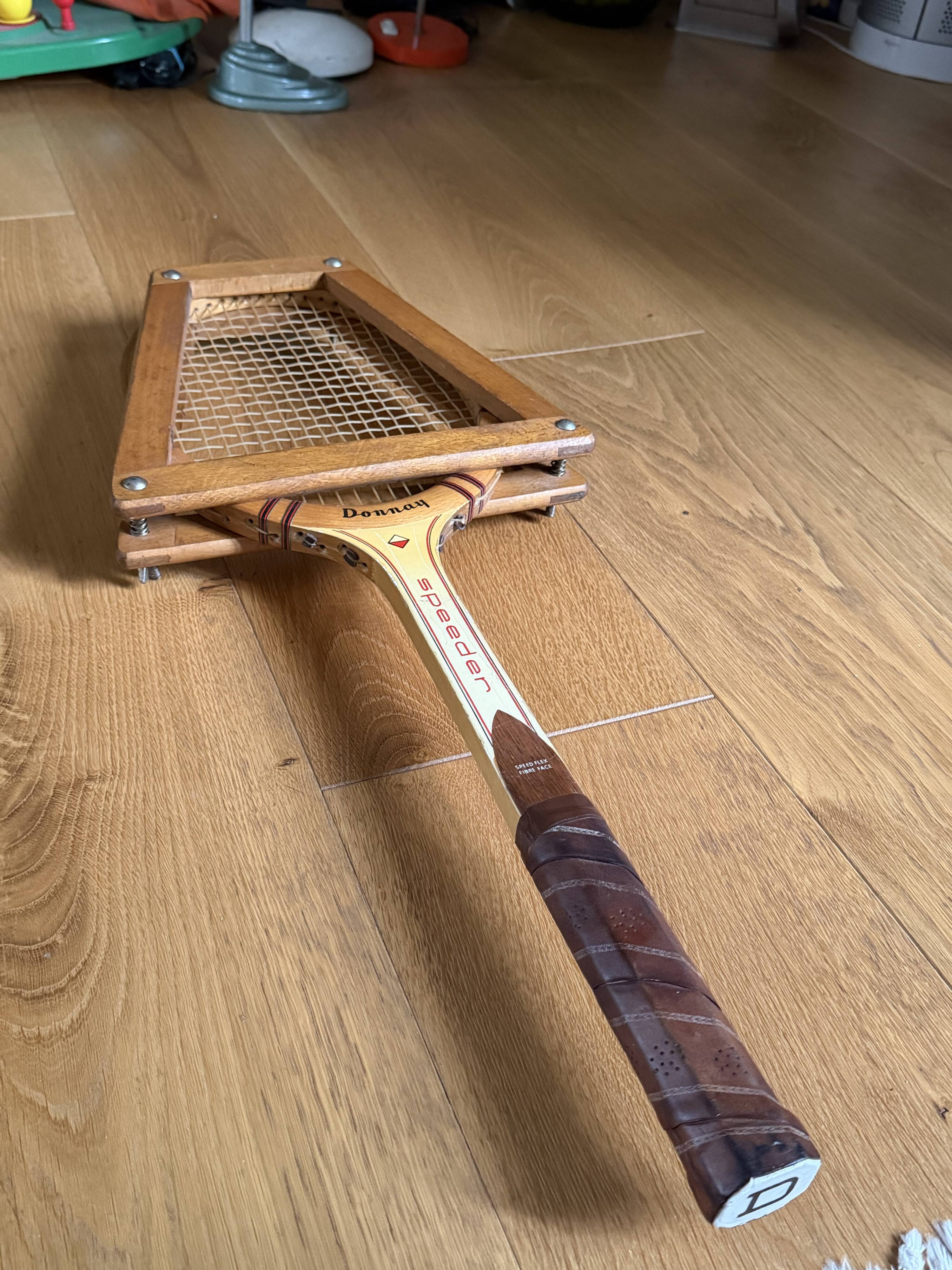 Pair of tennis rackets 1960