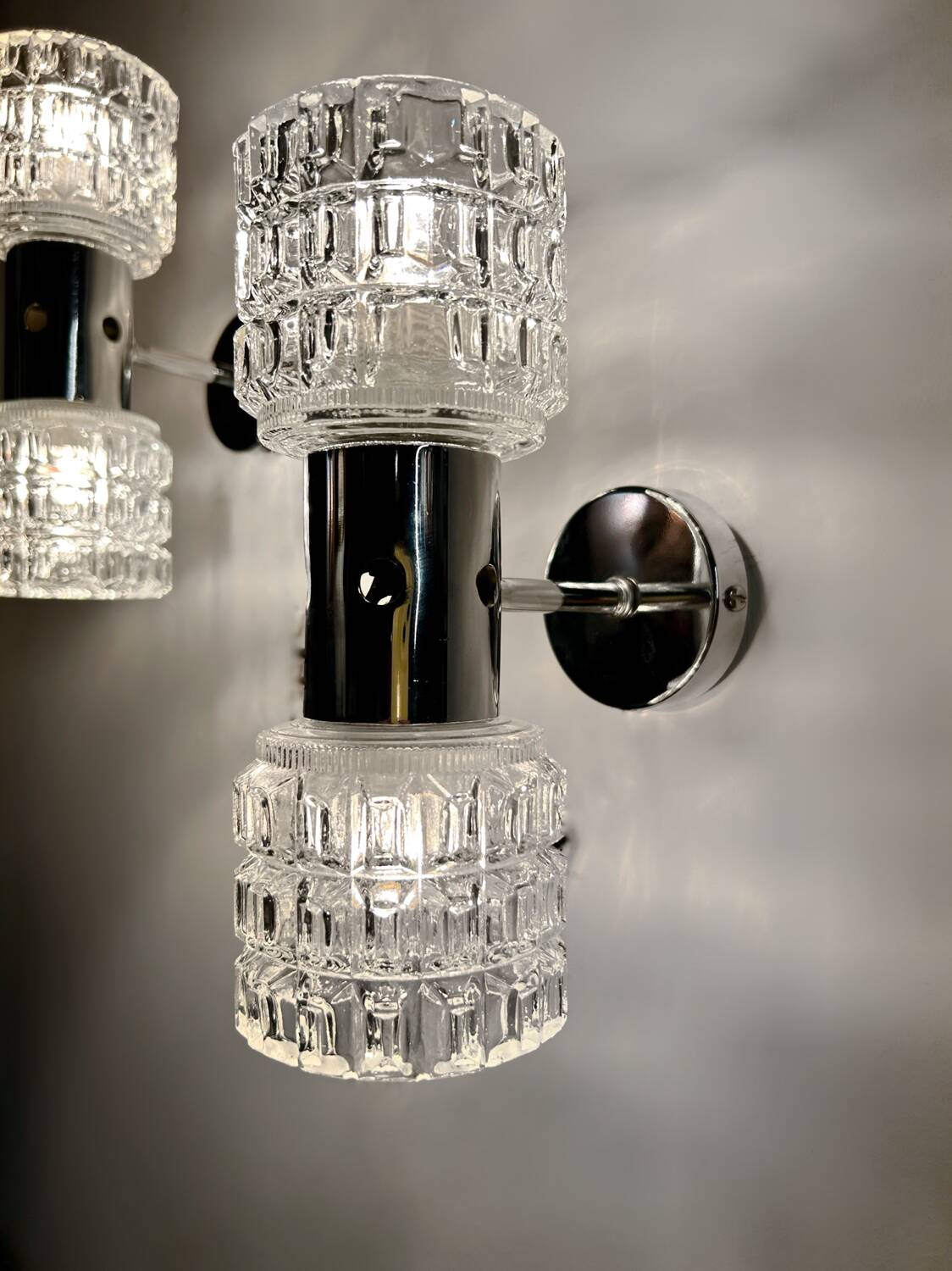 70s design wall lights (X2)