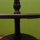 Antique black painted tiered stand