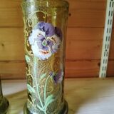 Lot of enameled vases