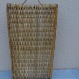 Wicker shelf with 3 compartments