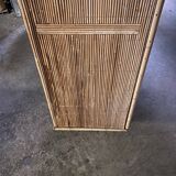 Vintage wooden wardrobe in the style of Adrien Audoux & Frida Minet