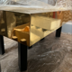 A Brass Etched Coffee Table