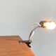 Mid-century minimalist clamp table lamp, 1960s