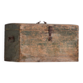 Small antique chest in green tones (c.1920) #78