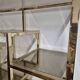 Vintage 1970s golden designer shelf