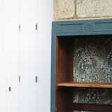 Renovated antique display cabinet