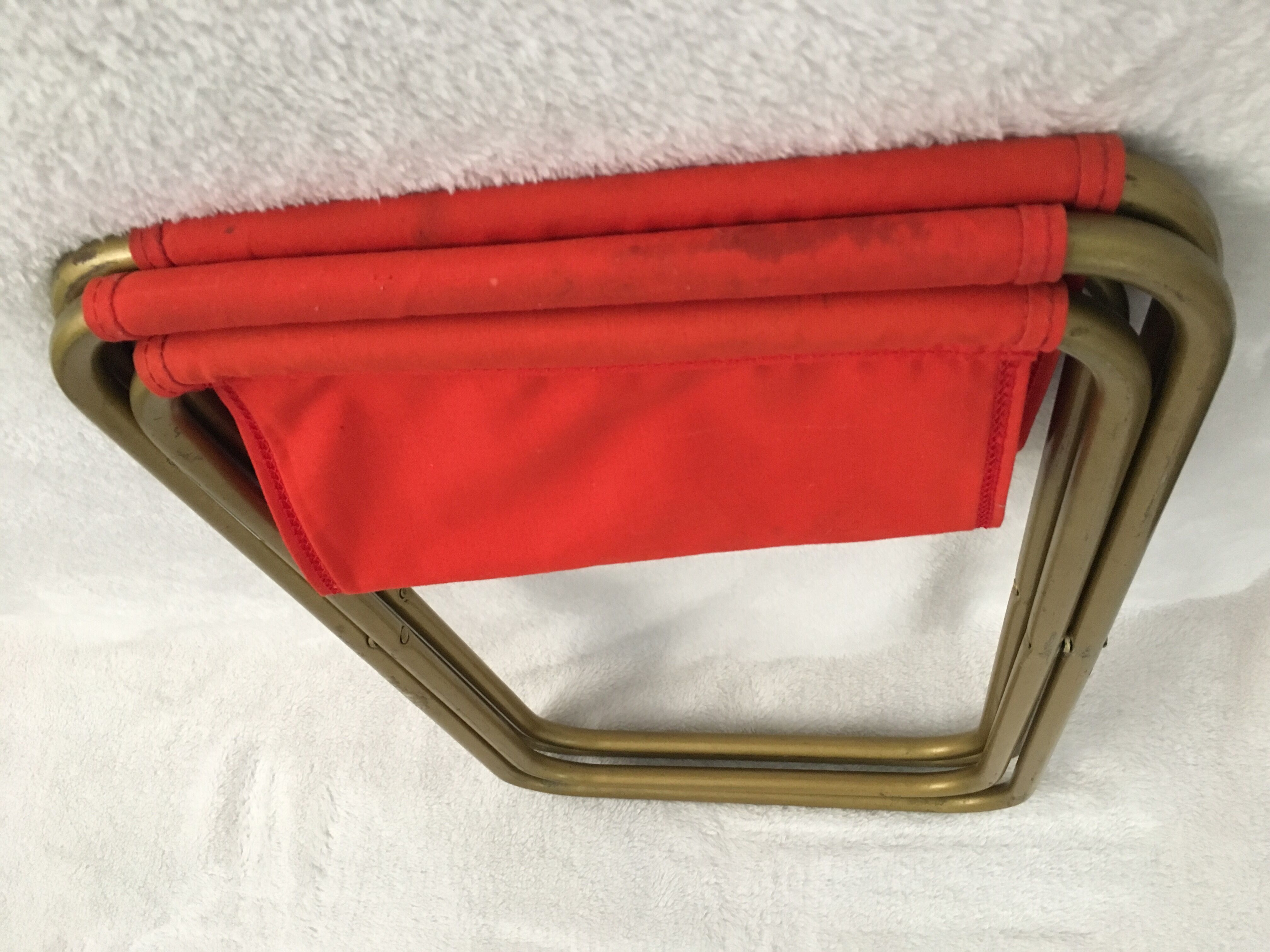 Pair of folding lail Lafuma stools