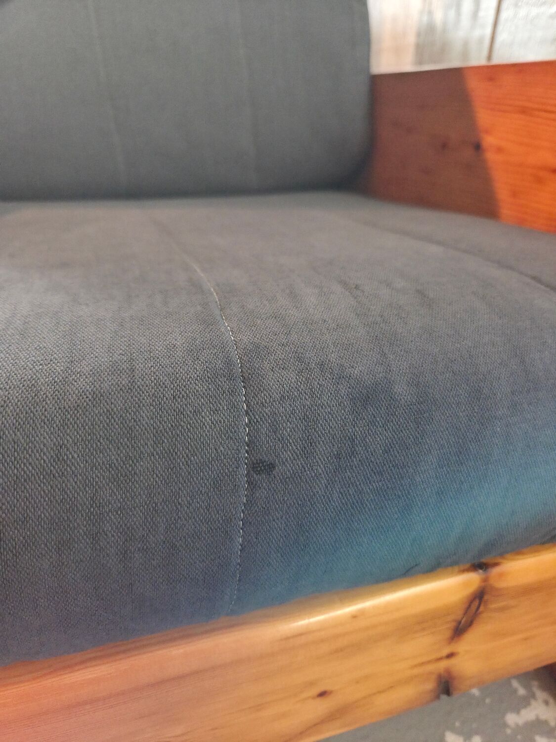 Pair of pine armchairs