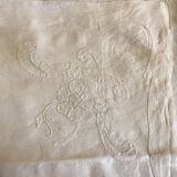 Large white ceremonial tablecloth