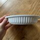 2 small old, vintage oven dishes - white ceramic